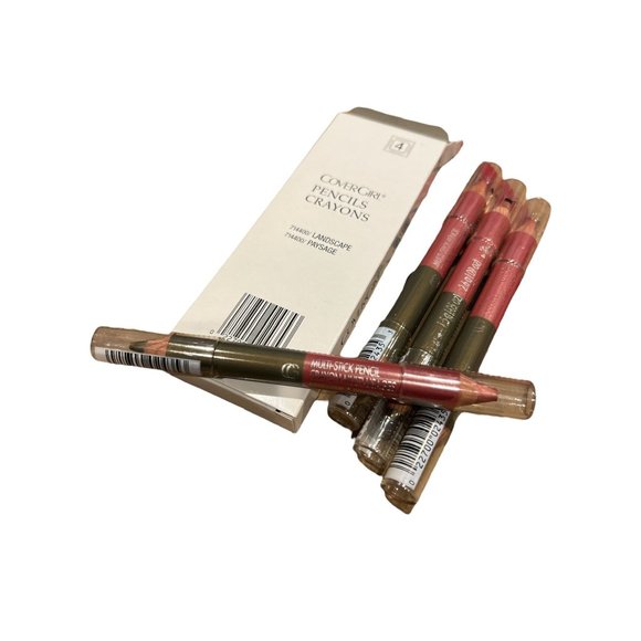Box Of 4 Sealed Covergirl Duo-Stick Pencil Crayon Landscape/Paysage Multi Use - Picture 2 of 2